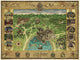 Ravensburger Puzzle Puzzle Harry Potter La carte de Poudlard, 1500st.