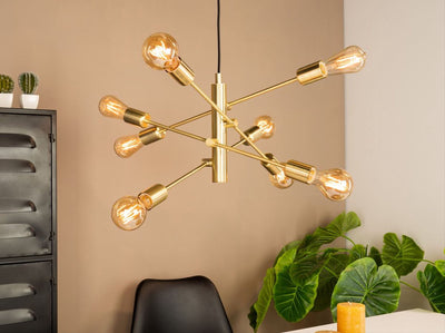 Suspension Eglo gradoli 1 - e27 - ø 71 cm - or