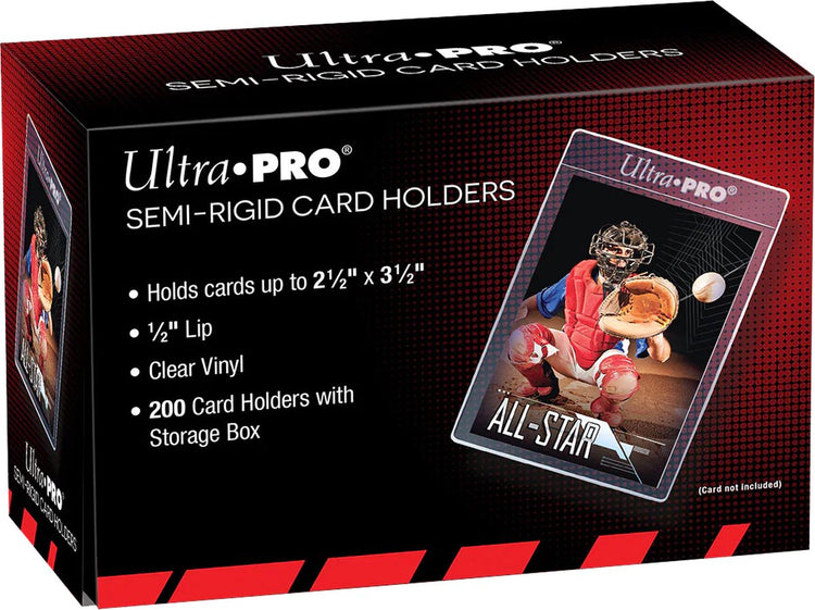Porte-cartes semi-rigides Ultrapro 200 ultra pro, supports de rangement transparents de taille standard
