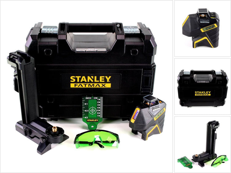 Laser Stanley fatmax 360° + 2 lignes verticales g li-ion slgi-2v