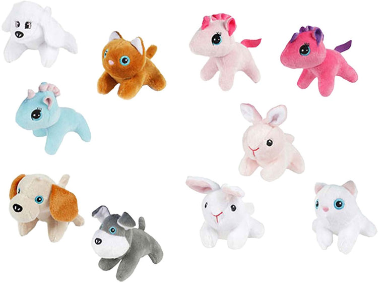 TOI-TOYS Cuddle Plush Animal en porteur, 10 cm
