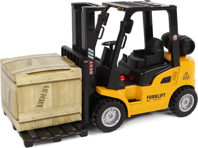 Camion élévateur à 2 jouets coupés à la lumière avec lumière et son, 14 cm