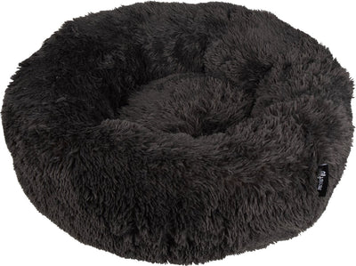 Lit pour chien District 70 fuzz donut - gris foncé - grand ø 80 cm