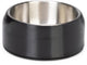 Conçu par Lotte Noar bol de nourriture pour chien - bol de nourriture bol à boire - résistant au lave-vaisselle - antidérapant - acier inoxydable - noir - 470 ml