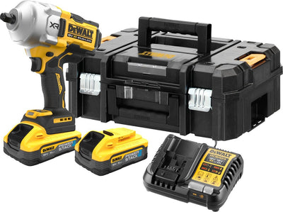 Dewalt dcf961h2t clé à chocs à batterie 1626nm 1 2 anneau de friction 18v xr pile d'alimentation 5,0ah en tstak