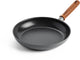 Poêle à frire Greenpan mayflower pro 26 cm - gris - manche en bois - sans pfas