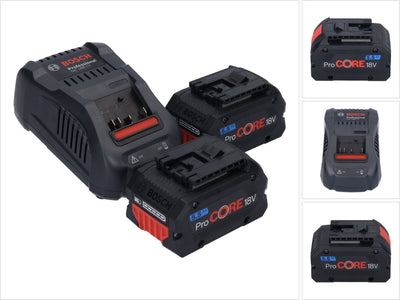 Kit de démarrage de batterie Bosch batteries procore 18v 5,5ah + chargeur