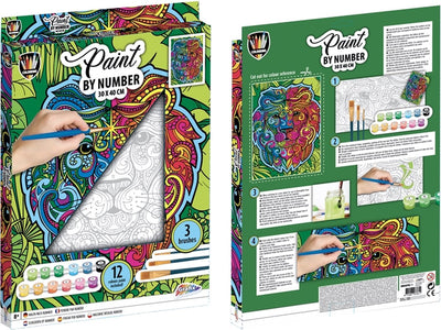 Peinture par numéro de numéro - Leeuw