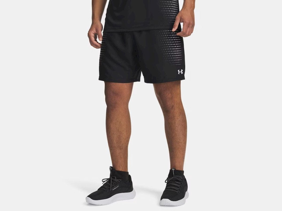 Under Armour ua tech play short-blk pantalon de sport pour homme - noir et blanc