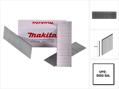 Accessoires Makita brad 38mm - f-31928