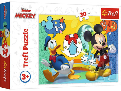 Trefl - puzzle Mickey Mouse - 30 pièces - personnages Disney - 27x20 cm