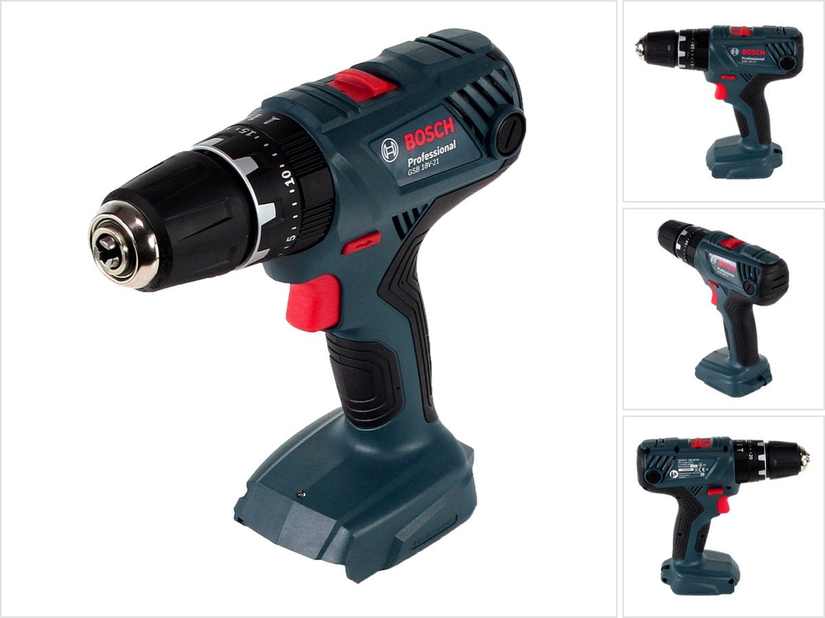 Bosch professional gsb 18v-21 perceuse-visseuse à percussion sans fil
