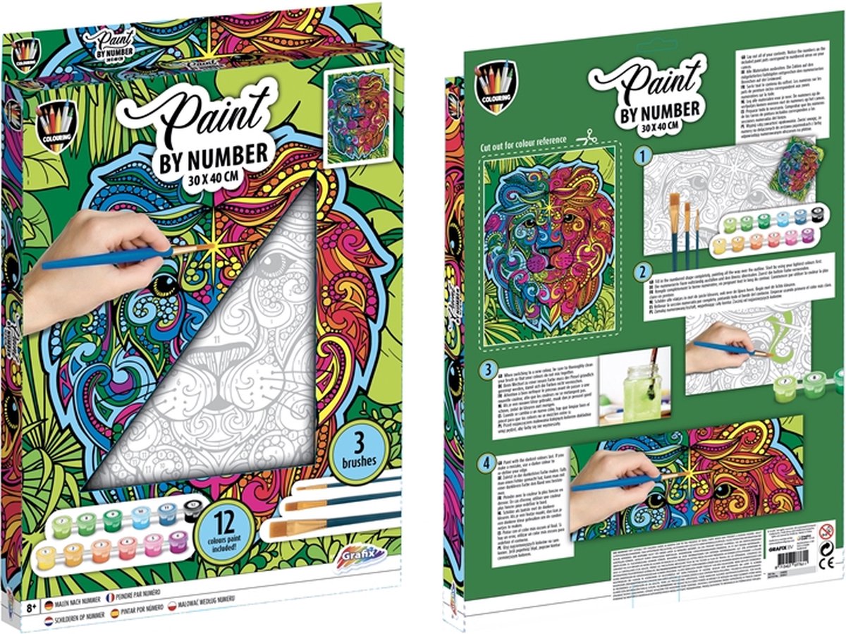 Peinture par numéro de numéro - Leeuw
