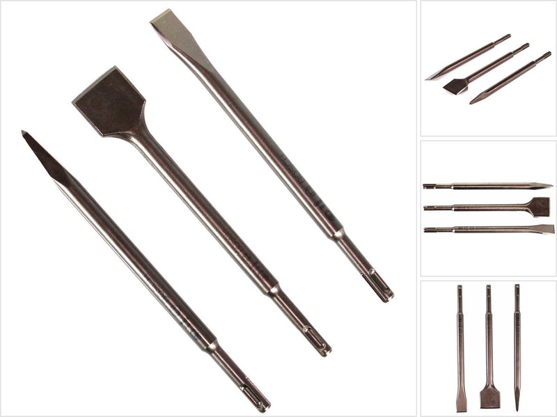 Accessoires Bosch Jeu de 3 burins SDS-plus | 2607019457 - 2607019457