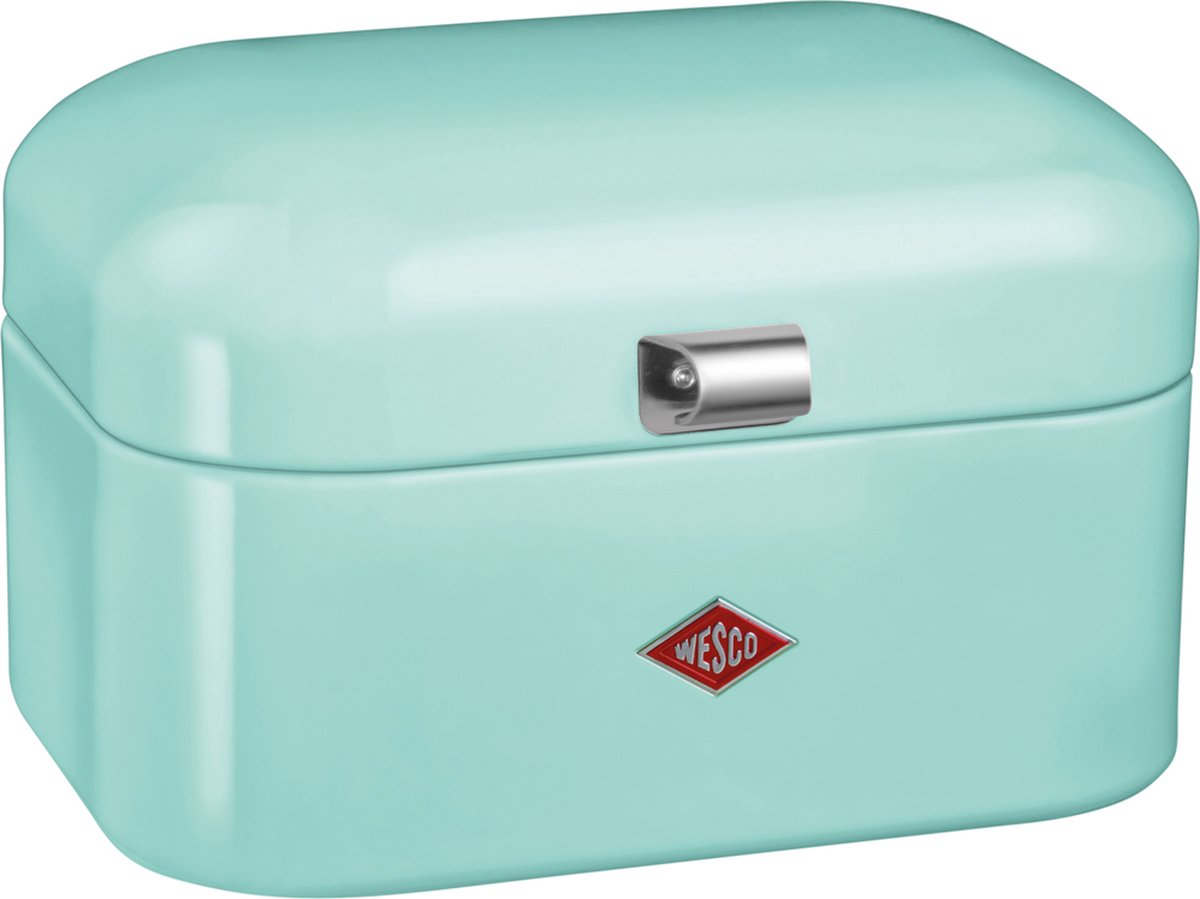 Boîte à pain simple grandy Wesco | 7,5 litres - taille m | métal - menthe | stockage du pain