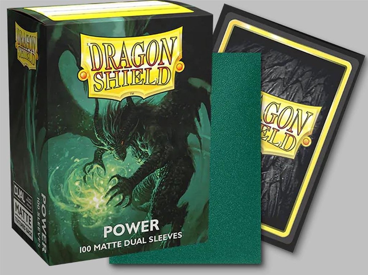 Dragonshield box 100 double pochettes mates 'power'