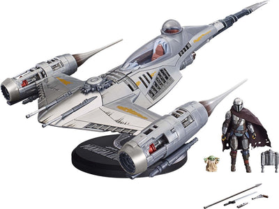 Hasbro le Mandalorien n-1 starfighter la figurine Mandalorian Star Wars argent
