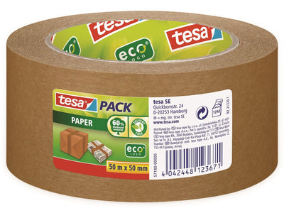 Tesa Packaging Tape Brown 1 x 50m x 50mm