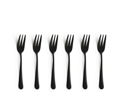 Amefa Cake Fork Black 6 pièces