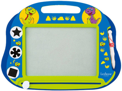 Planche à dessin magnétique multicolore Lexibook dinosaures avec accessoires format A5