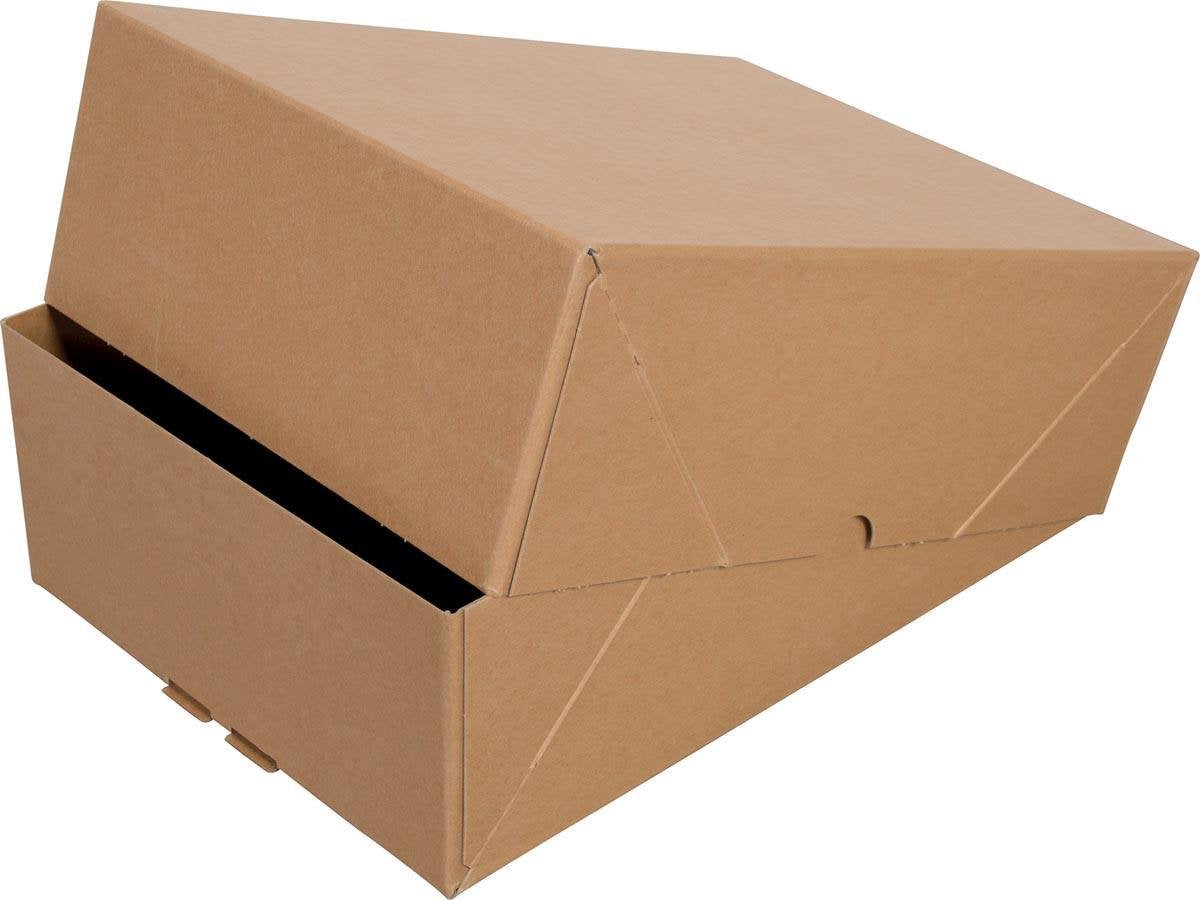 Cleverpack ready box a4 - 307x220x108mm pour 1000 feuilles - marron 10 pièces
