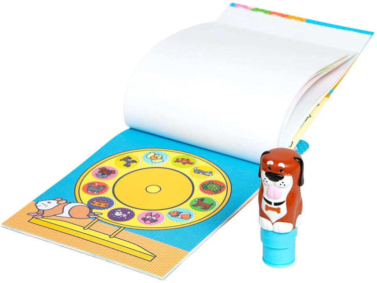 Melissa doug – sticker wow! activiteitenboek – met stickerstempel hond
