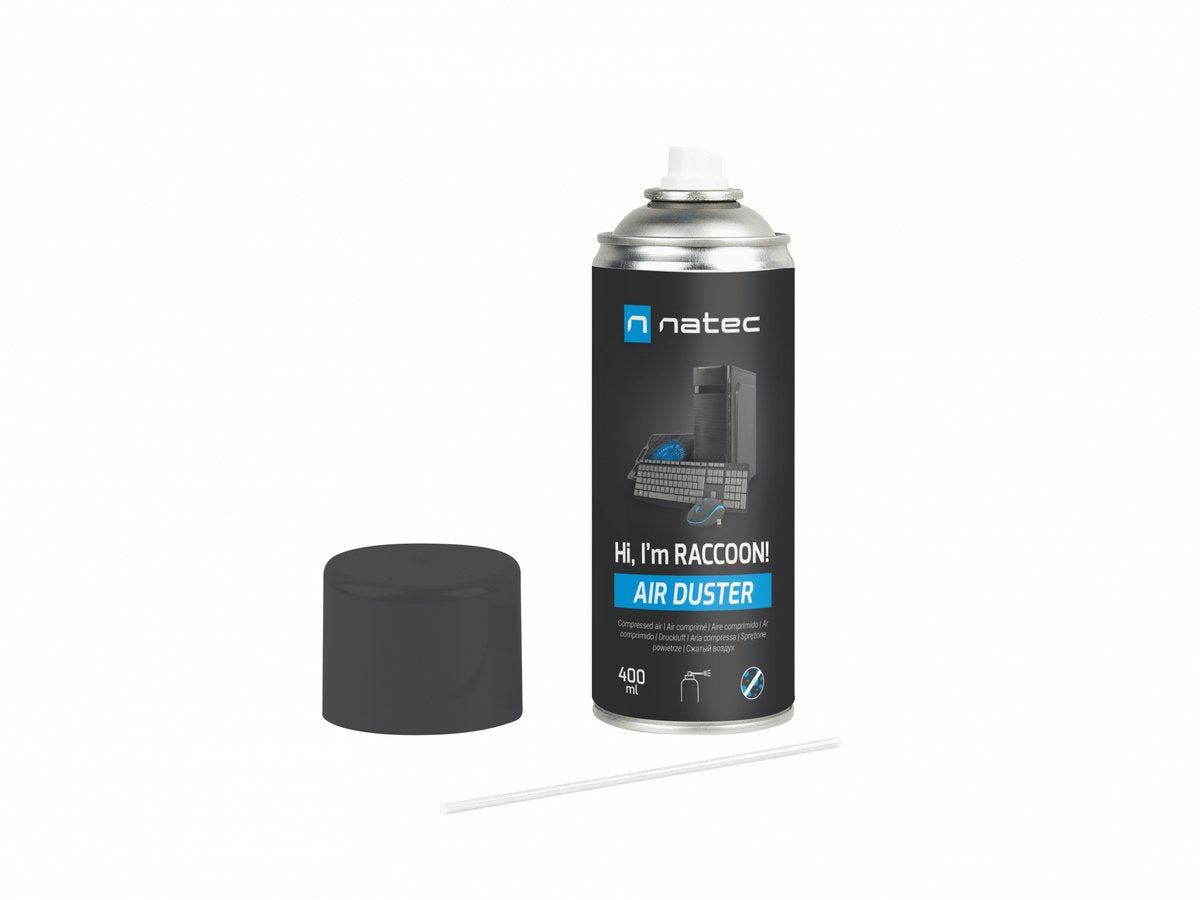 Natec raton laveur - air comprimé - 400ml - accessoires de nettoyage