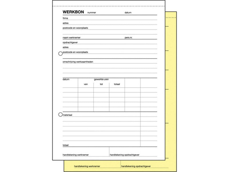 Carnet de commande sigel blanc a5 148 mm x 190 mm x 8 mm