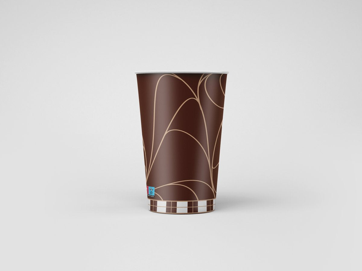 Tasses à café Cupsonline 7,5 oz 180cc 50 (pcs.) tasse à café - double shot - café - tasse à café - gobelets en carton - gobelet jetable - gobelet de cantine