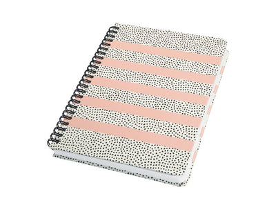 Sigel - cahier à spirale - a5 - jolie - couverture rigide - 120 pages - points - papier 100 grammes - points sucrés - si-jn600