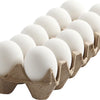 Oeufs Creativ company, h: 6 cm, blanc, 12 pièces 1 boîte