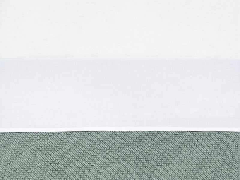 Drap de lit bébé Jollein 120x150cm - blanc