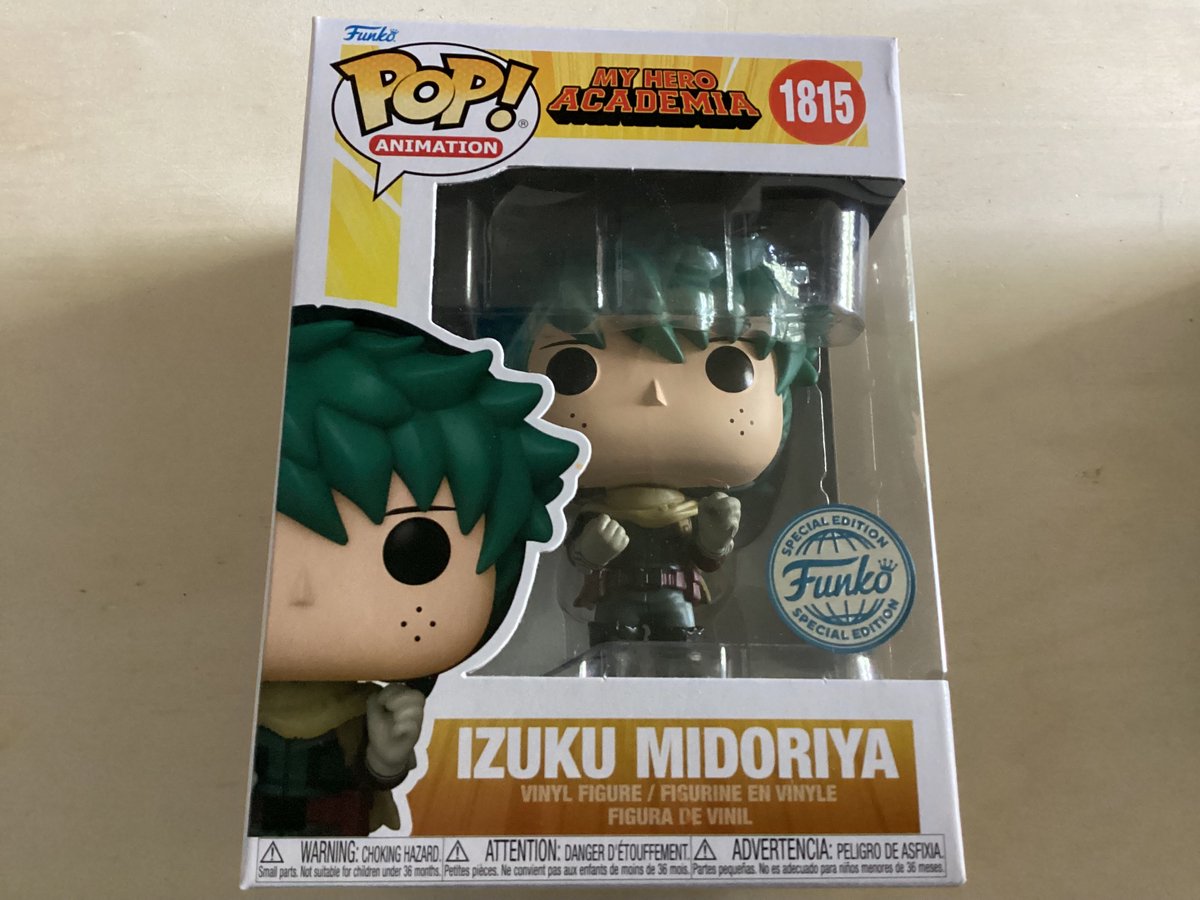 Funko pop mon héros universitaire 1815 izuku midoriya édition spéciale