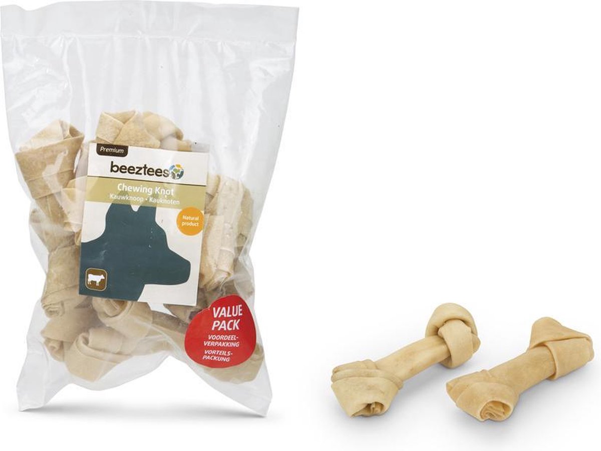 Beeztees bouton à mâcher thaïlandais 10 pièces - 11,5 cm - collation pour chien - collation à mâcher - pack économique