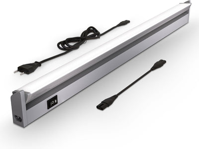 B.K. lumière - éclairage de cuisine LED - éclairage sous comptoir blanc - éclairage d'armoire - inclinable - 4 000k - 1 000lm - 8,5w