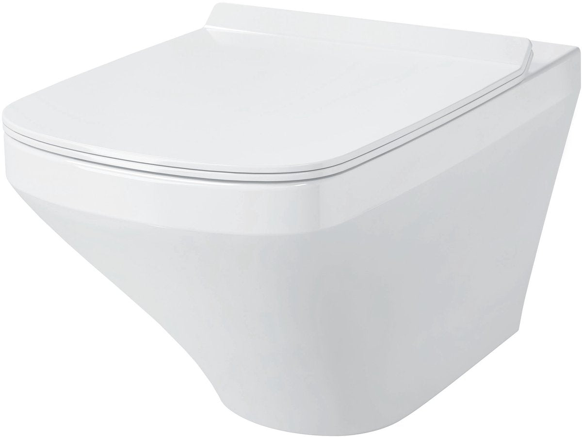 Abattant WC Duravit Durastyle – fermeture amortie – dégagement rapide – duroplast – charnières en acier inoxydable – blanc brillant