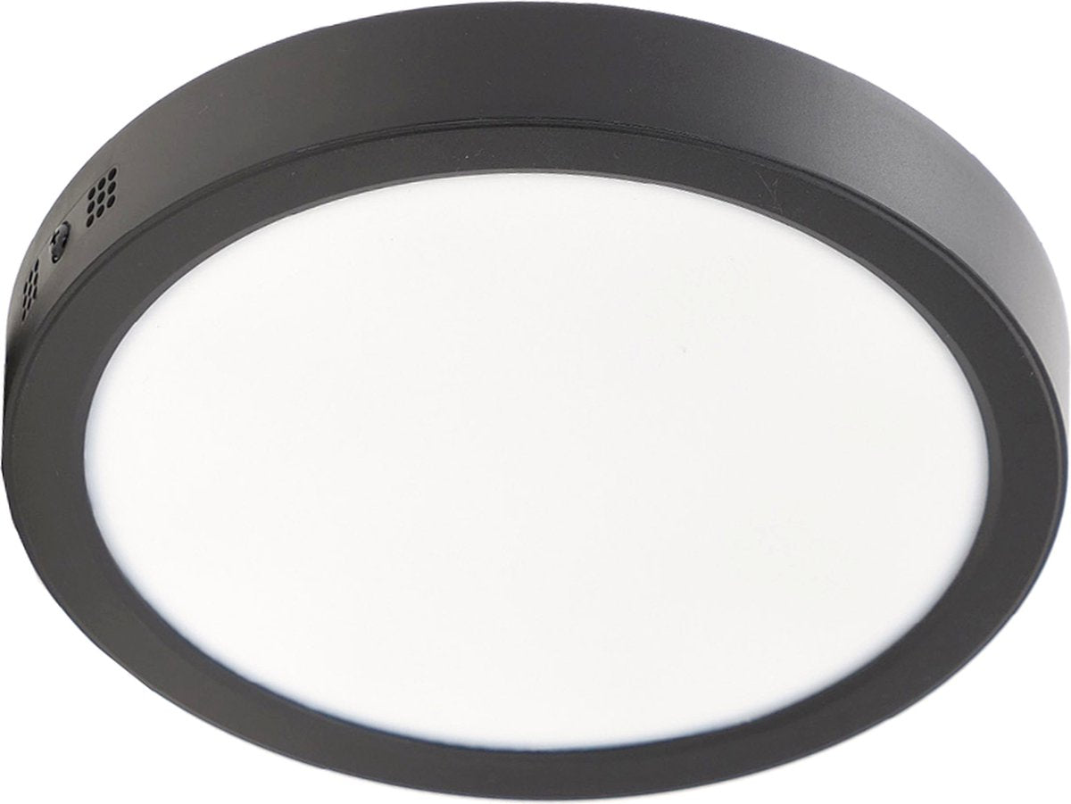 Plafonnier Eglo idun-e - LED - ø 22,5 cm - noir et blanc