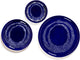 Serax - fête ottolenghi - assiette s - bleu foncé blanc - 19 ø - 2 pièces