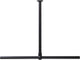 Sealskin seallux - support plafond pour tringle d'angle de rideau de douche 60 cm - noir