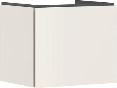 Hansgrohe xilesa e - meuble de salle de bain - format 580 470 mm - 1 tiroir - pour lavabo - sable beige mat