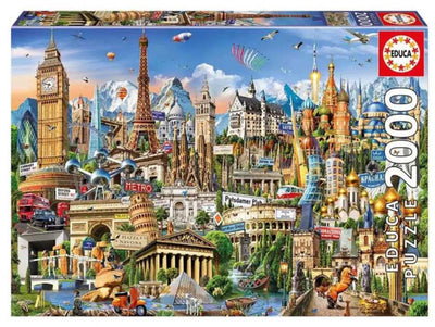 Educa - puzzle - 2000 pièces - Europe - puzzle