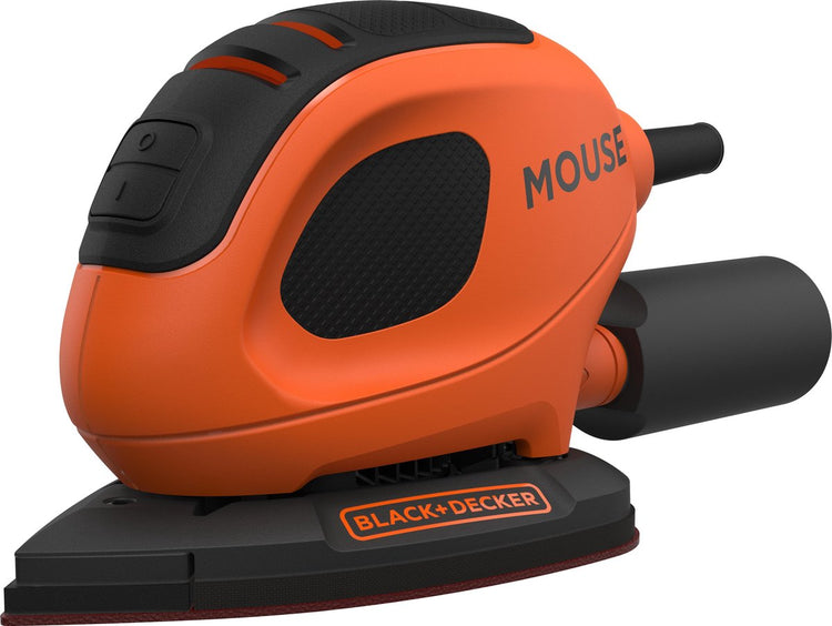 Black connect black+decker mouse bew230-qs ponceuse de détail - 55w - incl. 6 feuilles abrasives