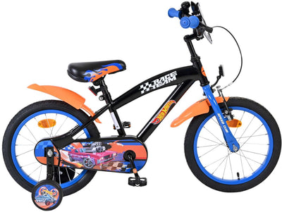 Vélo pour enfants Heiße Räder Hot Wheels - garçons - 16 pouces - noir orange bleu