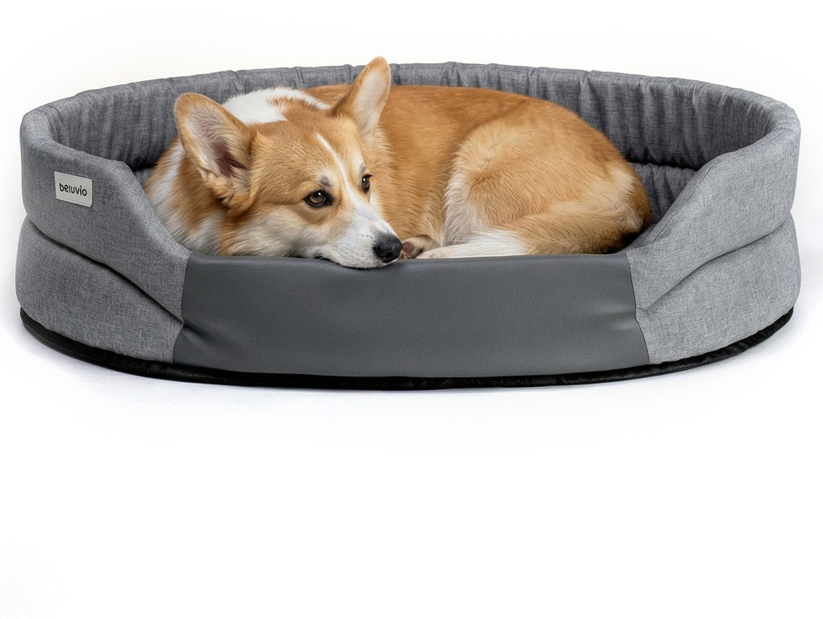 Peluvio arita – lit pour chien hydrofuge – lit pour chien résistant aux taches – taille m – fond antidérapant – léger, adapté aux voyages – entrée basse sans bords – mousse durable – faible odeur facile à nettoyer – confort pour chaque chien
