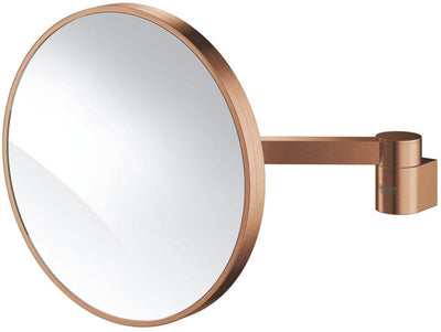 Miroir de rasage Grohe Selection grossissant 7x brossé coucher de soleil chaud