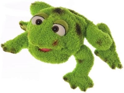 Living Puppets GmbH Living Puppets Marionnette à gants 25 cm grenouille Rolf vert