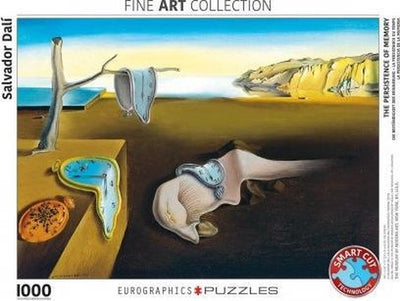 Eurographics - la persistance de la mémoire [la persistencia de la memoria] - Salvador Dali - 1000 pièces 68×48cm (l×h) - puzzle d'art