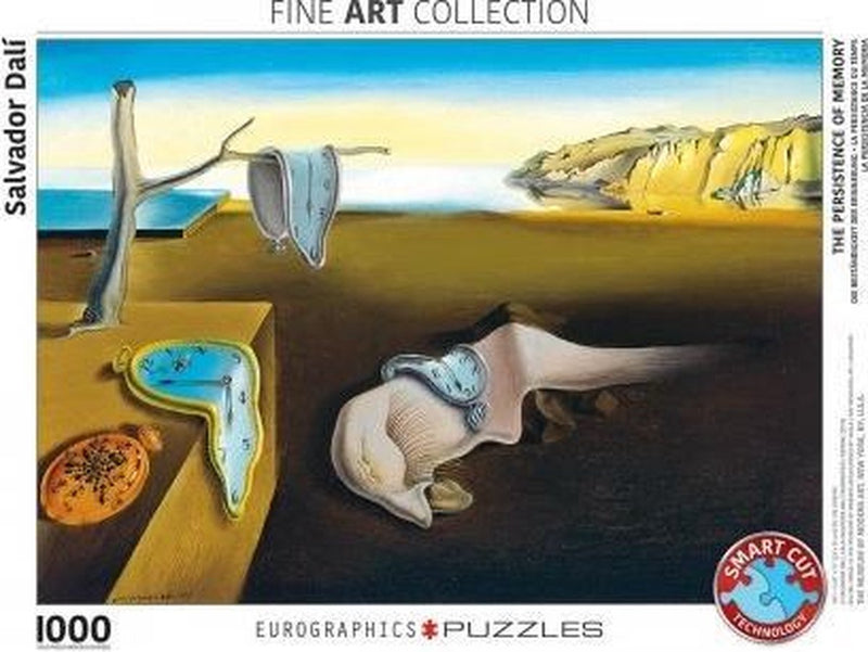 Eurographics - la persistance de la mémoire [la persistencia de la memoria] - Salvador Dali - 1000 pièces 68×48cm (l×h) - puzzle d'art
