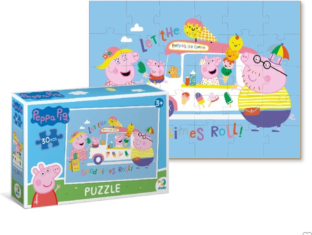Dodo toys puzzle peppa pig - puzzle enfant 30 pièces à partir de 3 ans