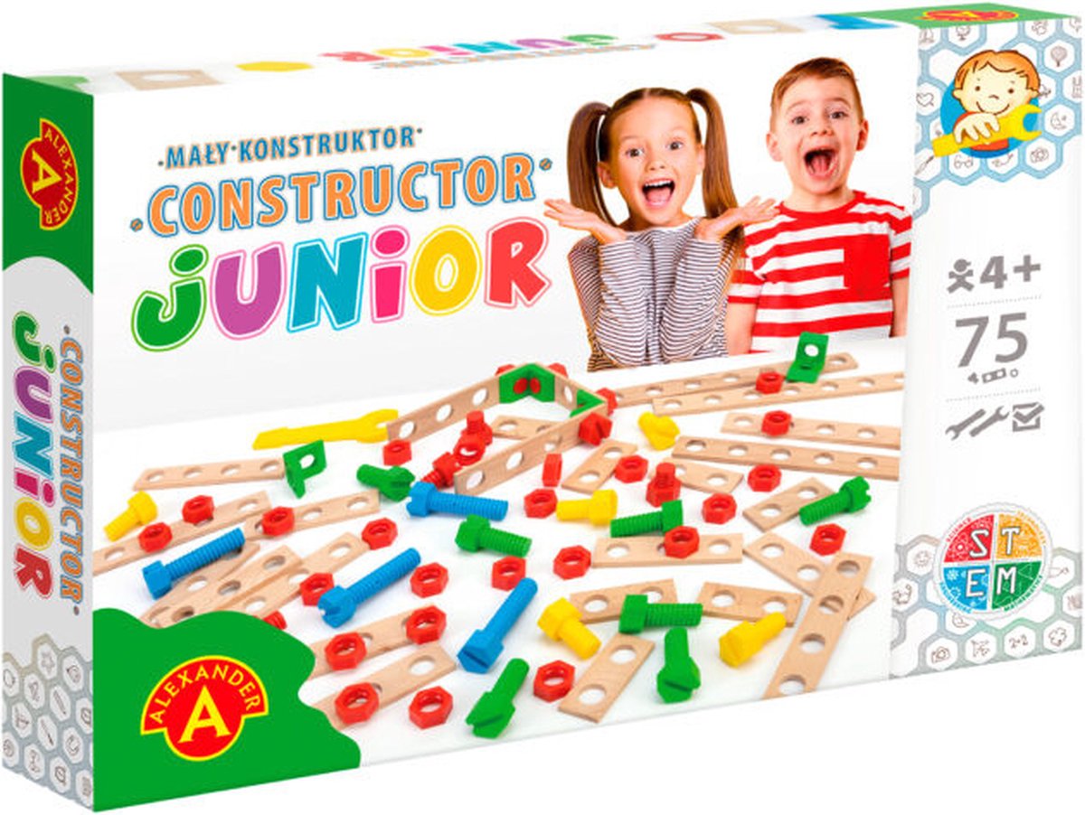 Alexander Toys Constructor Junior - Kits de construction à faire soi-même - 75 pièces